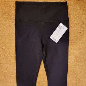 Athleta NWT Small Black Elation 7/8 Tight